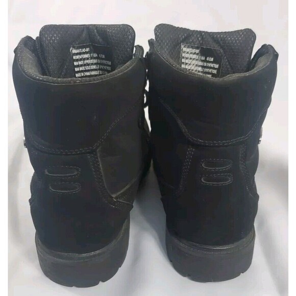 Lugz Womens Brace Hi Lace Up Casual Boots Ankle 1" Heel - Black 11 WMANTHD-001 - Picture 10 of 10
